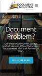 Mobile Screenshot of documentmountain.com